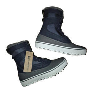 New Quiksilver Sub Zero Hi US Men’s 8 Navy 200g 3M Insulated Boots Waterproof